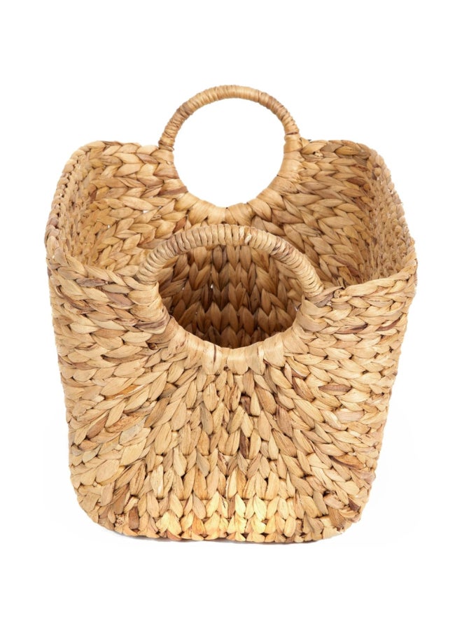 COMPACTOR Caracas Water Hyacinth Storage Basket Natural Brown X-Large RAN6822 - Image 3