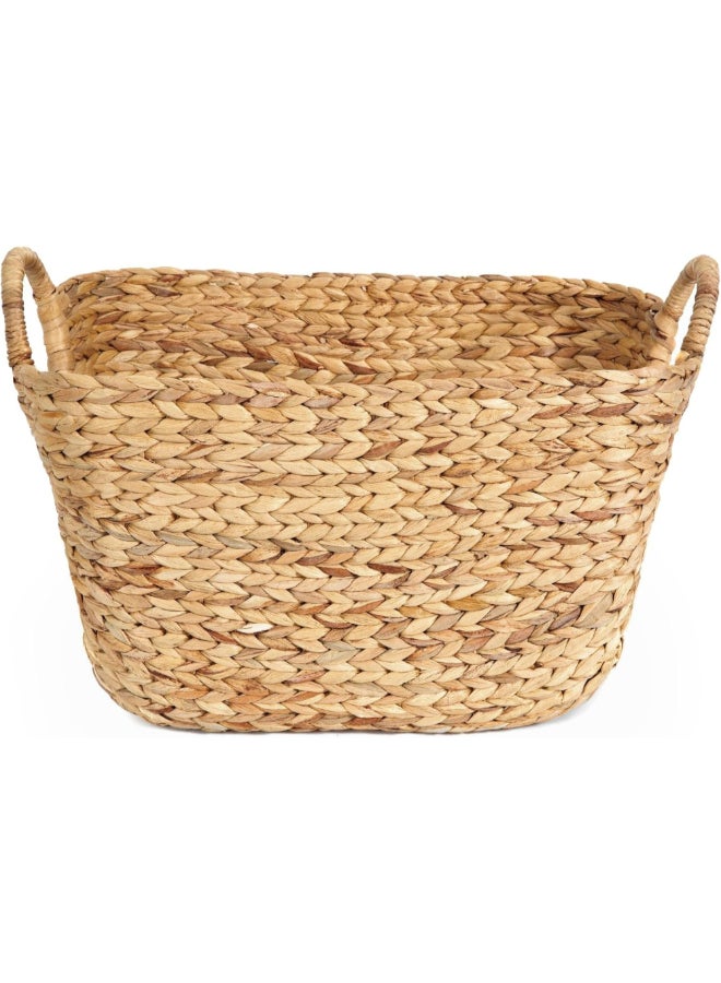 COMPACTOR Caracas Water Hyacinth Storage Basket Natural Brown X-Large RAN6822 - Image 2