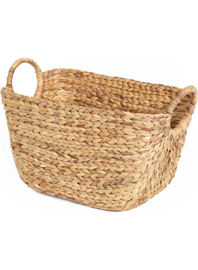COMPACTOR Caracas Water Hyacinth Storage Basket Natural Brown X-Large RAN6822 - Image 1