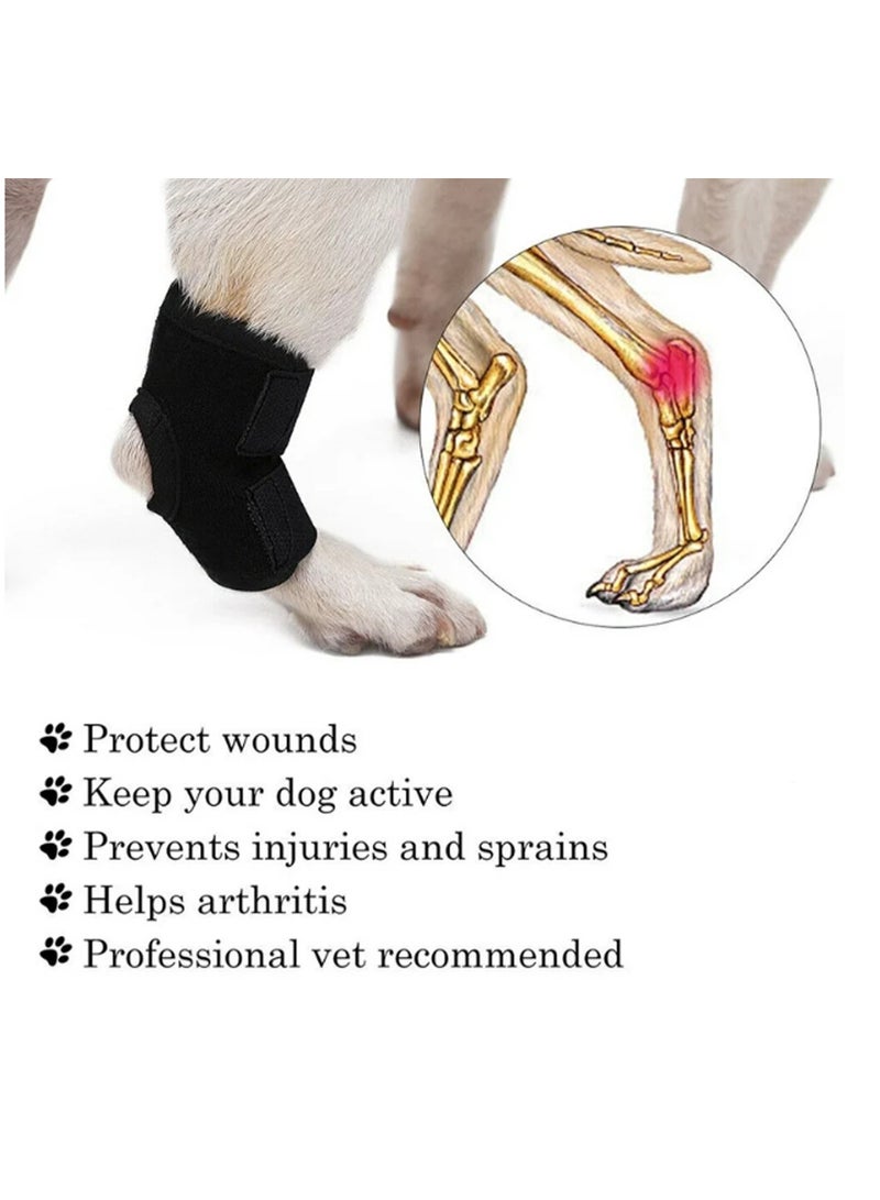 Dog Knee Brace Therapeutic ACL Hock Support Protector Compression Wrap S/M/L/XL - Image 4