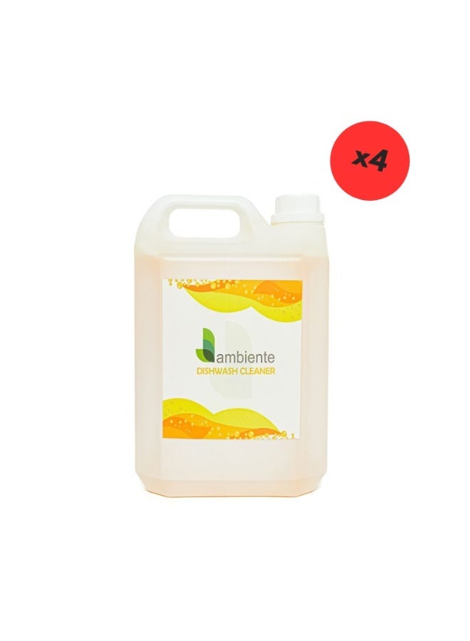 Ambiente Dishwashing Liquid 5L, Pack of 4 - Image 2