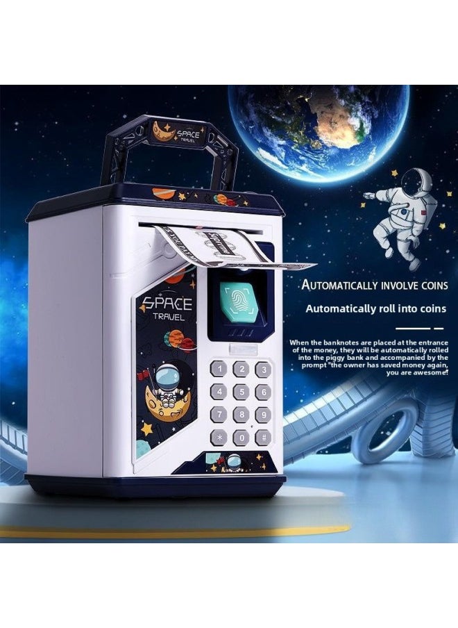 null - Children's Savings Piggy Bank Boys And Girls Password Box Large Capacity Can Be Stored For Boys And Astronauts-Color:906 Ultraman—16 Major Function Fingerprint Unlocking Automatic Door Opening—rechargeable Model - Image 1
