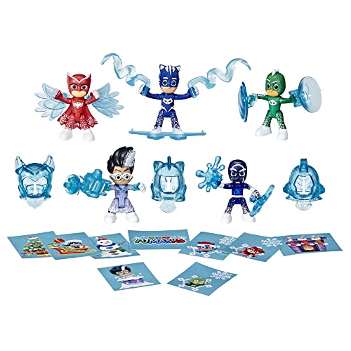 PJMASKS PJ Masks Kids Advent Calendar, 24 Daily Surprise Toys Including PJ Masks Action Figures, Accessories, and Stickers, Countdown Calendar, Ages 3 and Up - Image 2