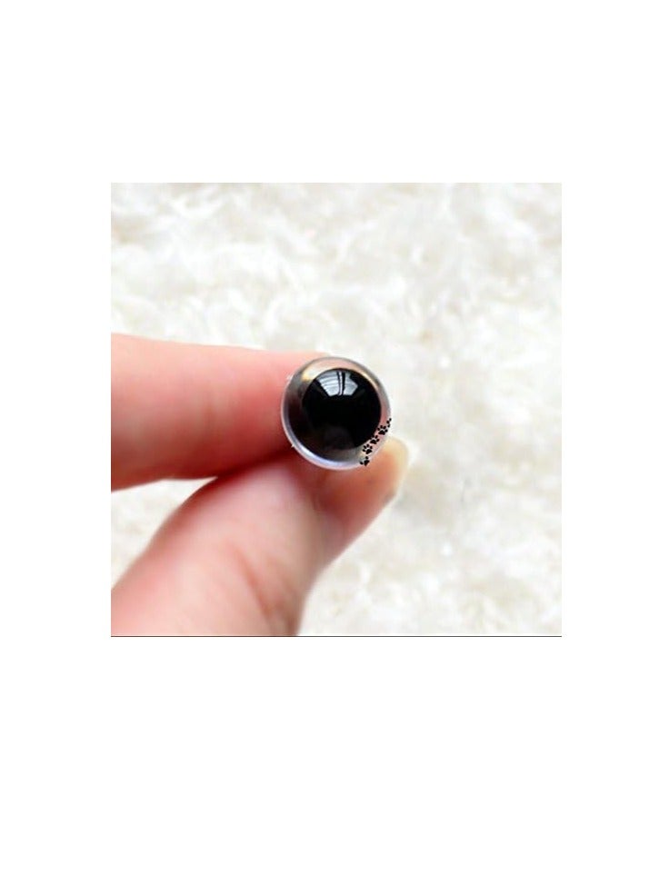 Libra Teddy Bear Eyes Washers Included 8mm Pack Of 10 Black Color - Image 4