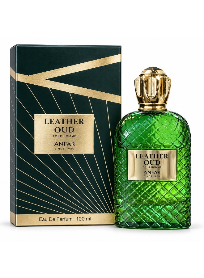 Anfar Leather Oud Eau de Parfum Unisex 100ml - Image 1