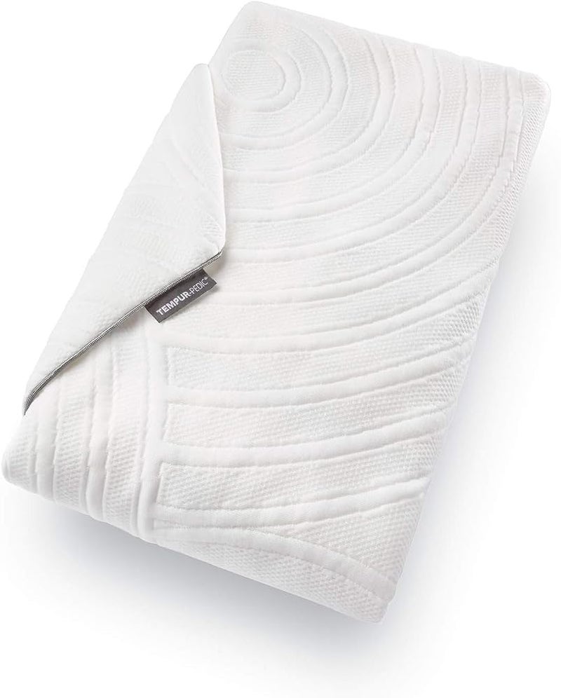 تيمبور-بيديك حامي لفرش النوم مقاوم للماء من Tempur-Pedic، مقاس كوين، لون أبيض - Image 2