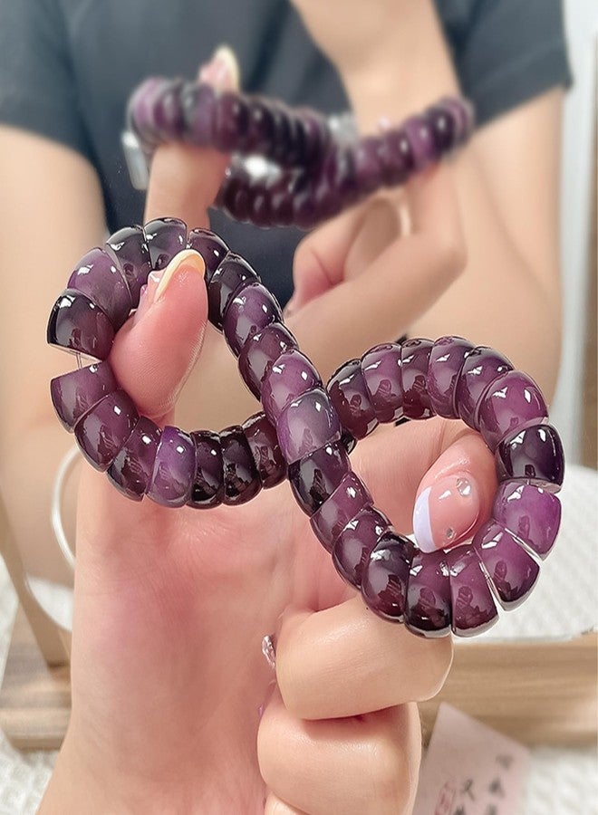 يور أولويز تشارم سوار بودي السحري للنساء، مصنوع من بذور بودي الطبيعية، سوار مطاطي مريح لتخفيف التوتر والقلق - Image 4
