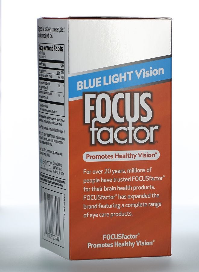 Focus Factor Blue Light Vision 60 Capsules - Image 2