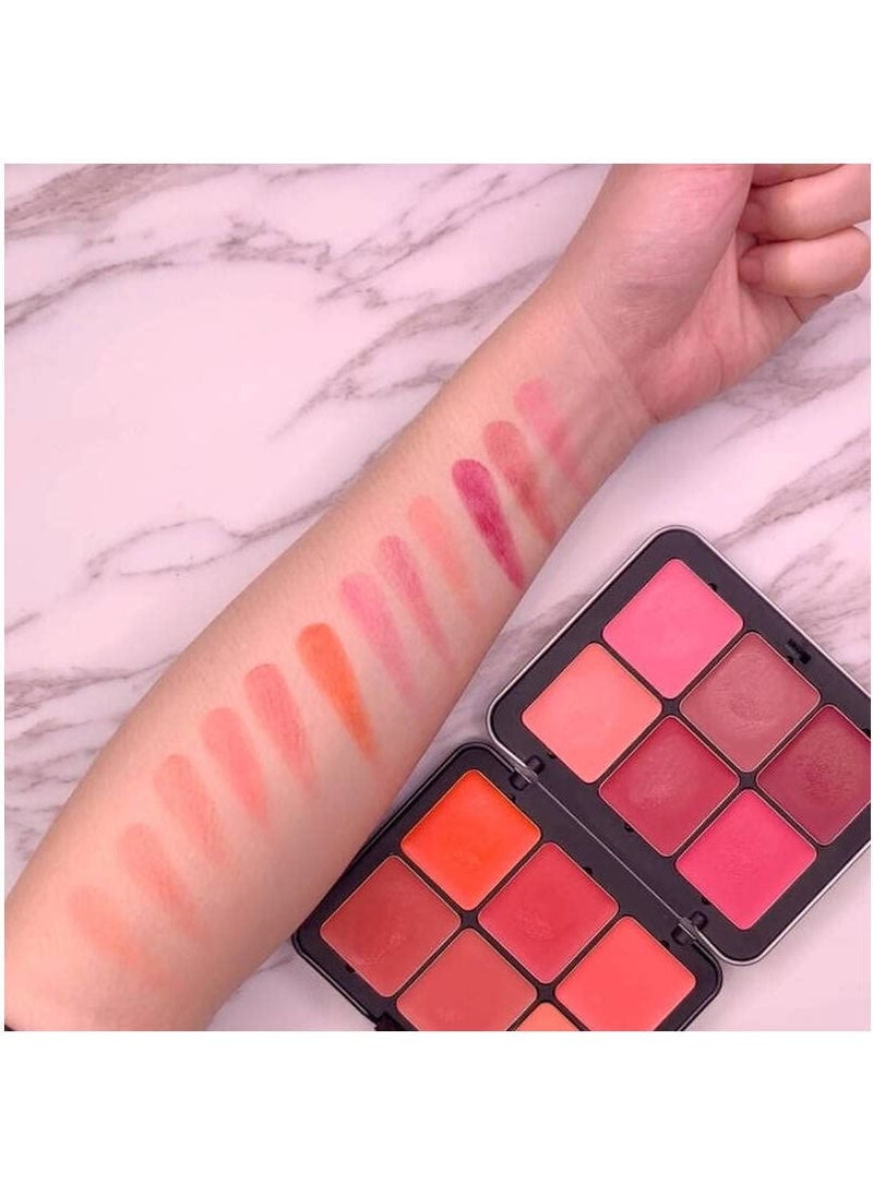 Ministar 24 Shade Powder Blush With Cream Foundation Palette Box Multicolour  - Image 4