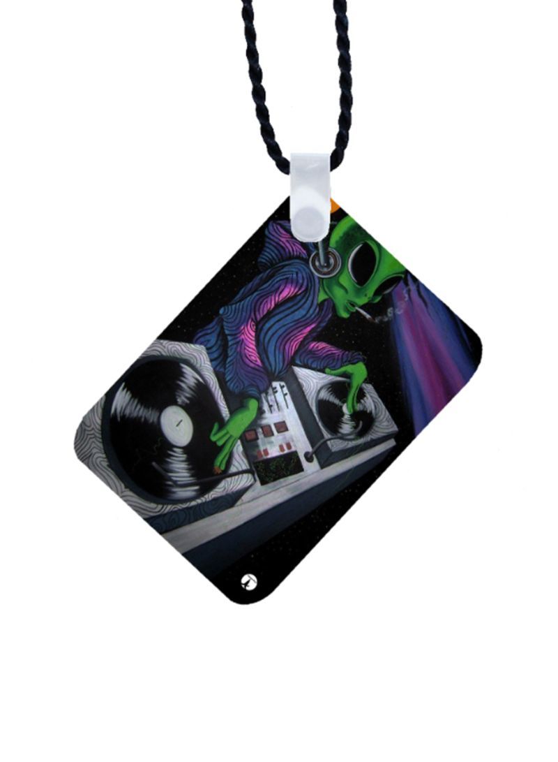 RKN Alien Printed Car Mirror Pendant - Image 1