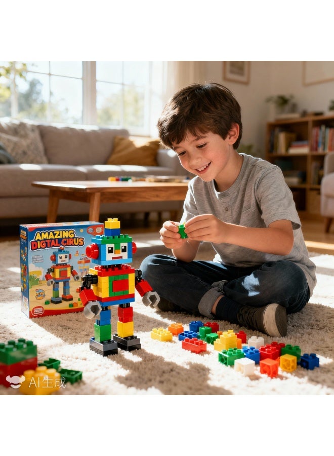 Y&D 198-Piece The Amazing Digital Circus Building Block Puzzle Toy Good for Your Child's Intellectual Development Better Brain Development - Image 3