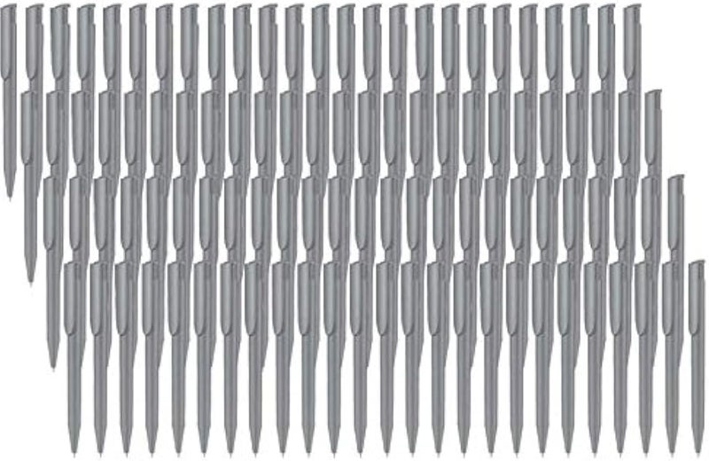 Bulk Ballpoint Pens - Pack of 100, Grey - Image 1