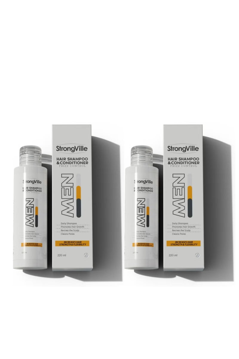 سترونج فيل شامبو وبلسم للرجال 220 مل 1+1