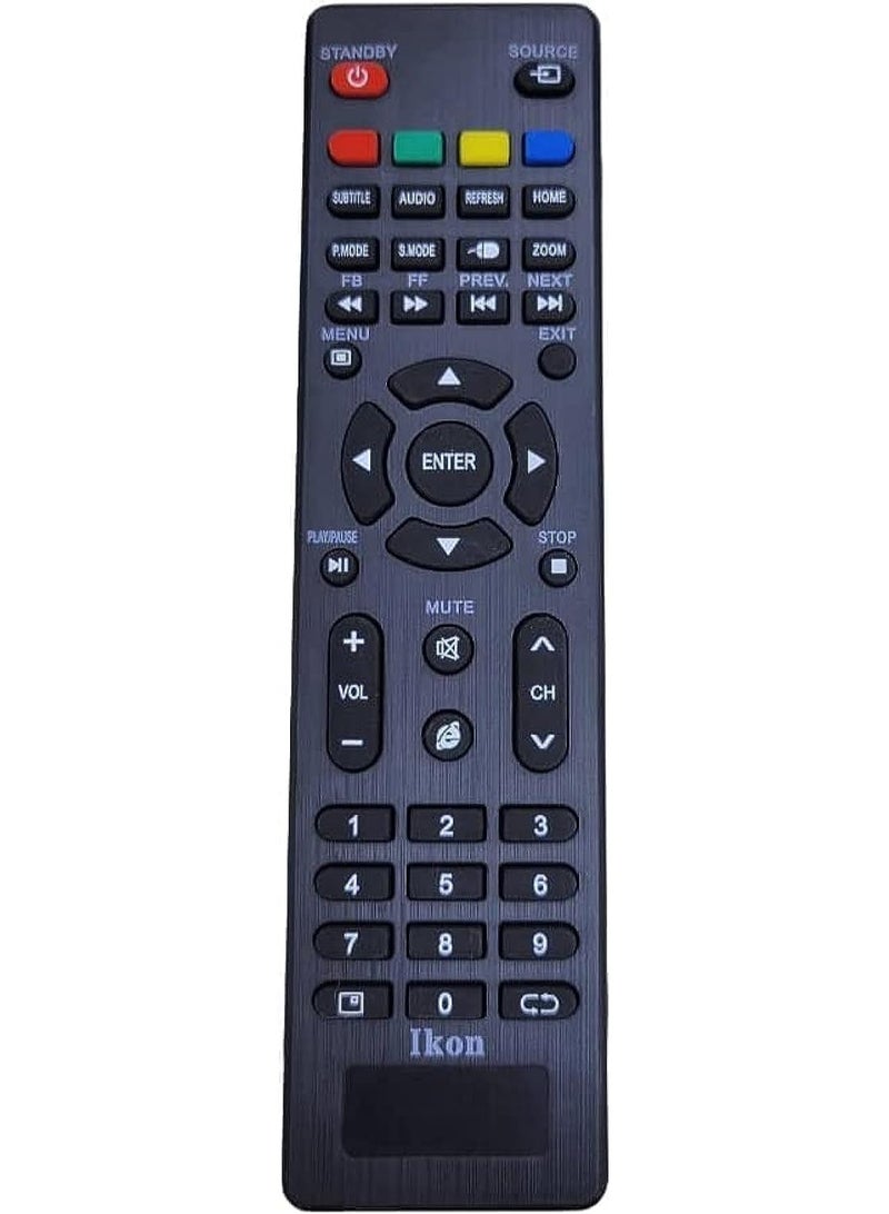 New Replacement Remote Control, Remote Control Fit, Universal Remote Control Compatible with IKON Smart LCD LED TV - Image 1