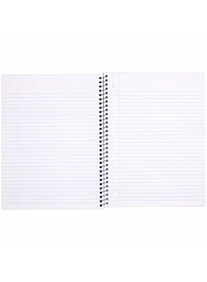 Mead Spiral Notebooks, 1 Subject, College Ruled Paper, 70 Sheets, 10-1/2" x 7-1/2", Shape It Up, Design May Vary, 3 Pack (38191) - Image 5