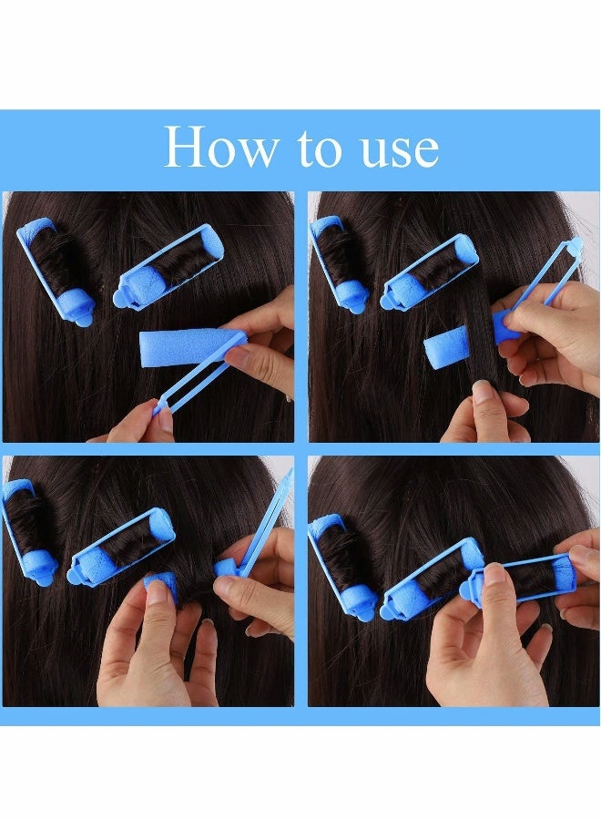 36 Pieces Foam Sponge Hair Rollers 20 mm Mini Foam Hair Styling Curlers Flexible Sponge Curlers with Storage Bag Soft Sleeping Hair Curlers for Adults and Kids - Image 4