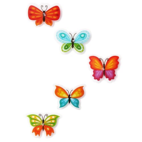 Mini-Factory Bike Wheel Spoke Decorations – 24 Clip-On Flower & Butterfly Accessories – Fun Bicycle Spoke Decorations for Kids, Girls, Toddlers – Easy Snap-On, Colorful Bike Gifts - Image 3