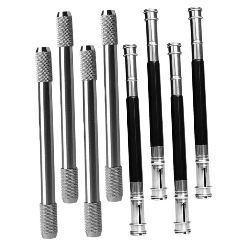 Metal Pencil Extenders 8 Pack Dual Crayon Holders Lightweight Art Student Supplies - Image 2