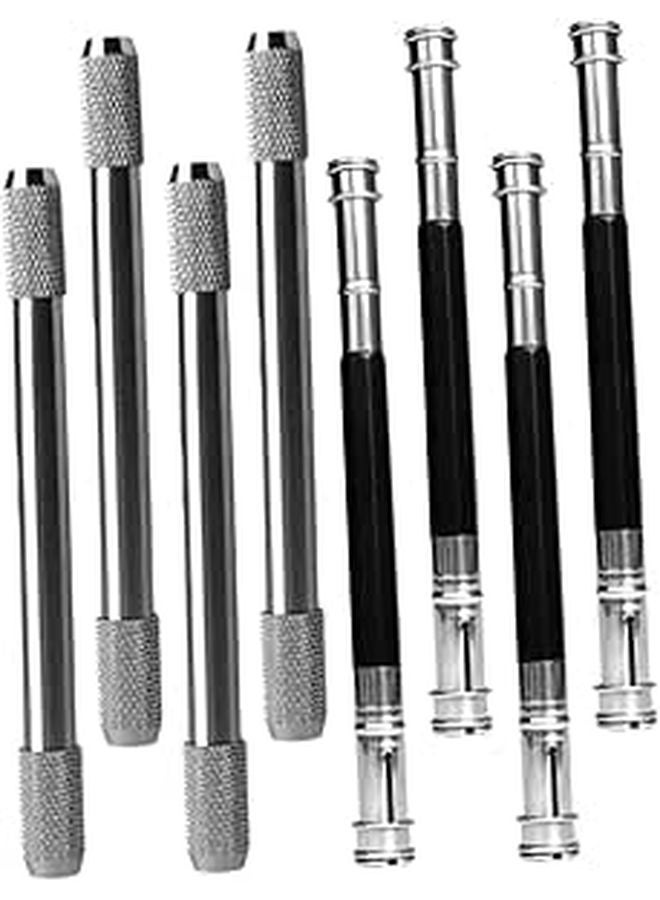 Metal Pencil Extenders 8 Pack Dual Crayon Holders Lightweight Art Student Supplies - Image 1