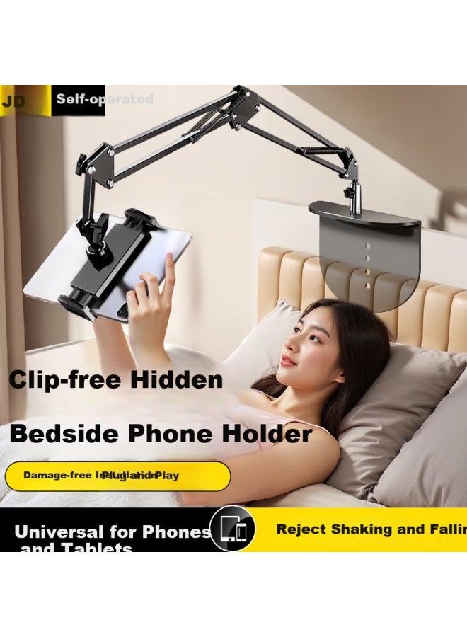 Stiger 【New Type Hidden Clip-On】Phone Stand Ipad Tablet Phone Holder Bed Watching Live Video Game Chicken Eating Chicken Support Stand Lazy Artifact - Image 1