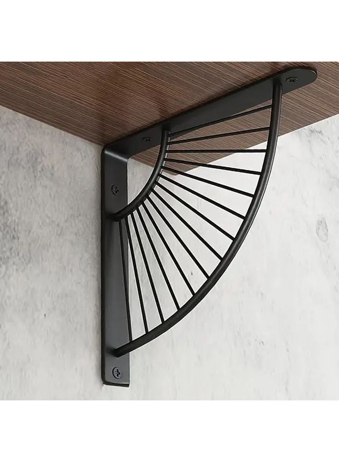 Golden Heavy Duty Metal Shelf Brackets 2 Pack Wall Mounted Storage Solution - Image 3