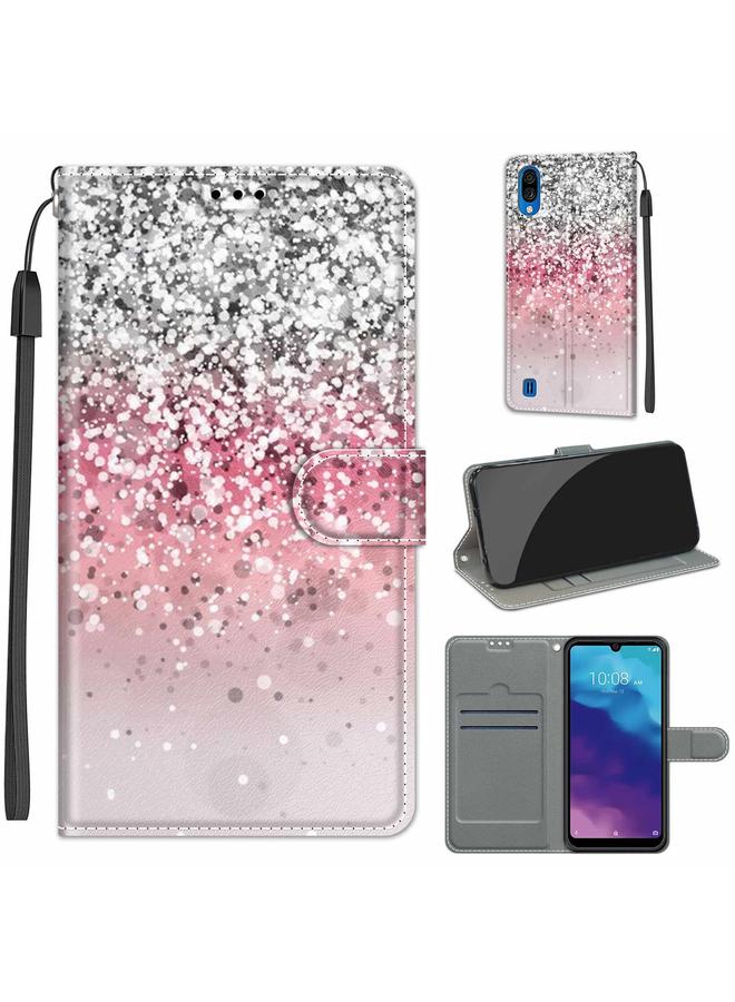 The Bros Case For ZTE A5 2020 Voltage Coloured Drawing Magnetic Clasp Horizontal Flip PU Leather Case with Holder & Card Slots