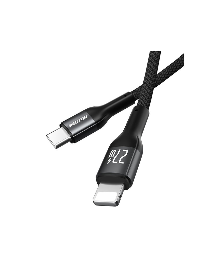 بيستون كابل من النوع C إلى Lightning بطول 1 متر 27 واط - Image 3