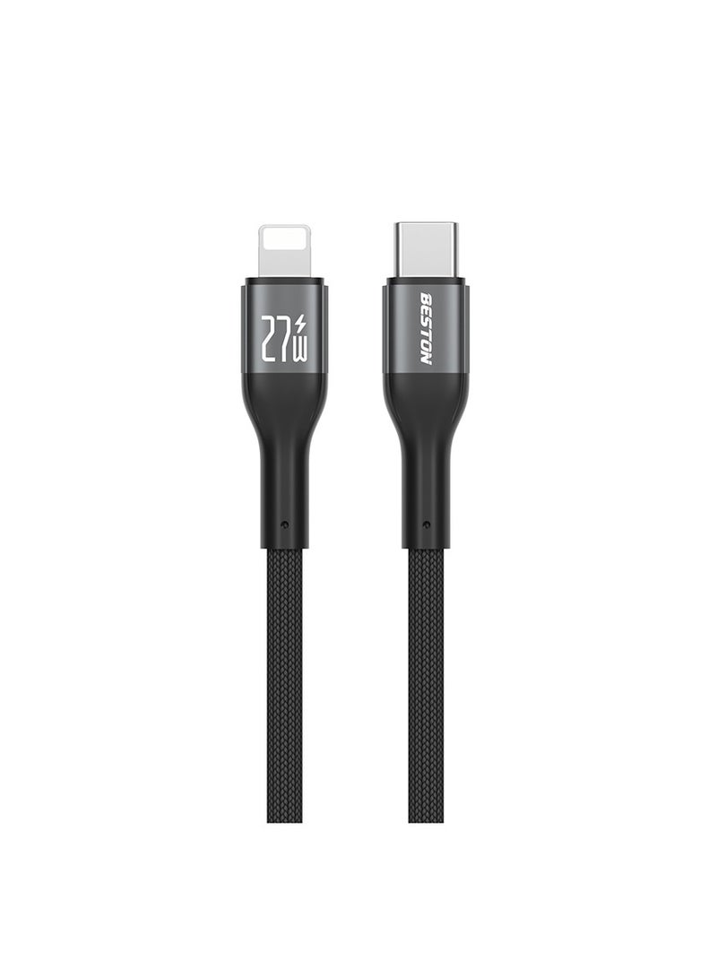 بيستون كابل من النوع C إلى Lightning بطول 1 متر 27 واط - Image 4