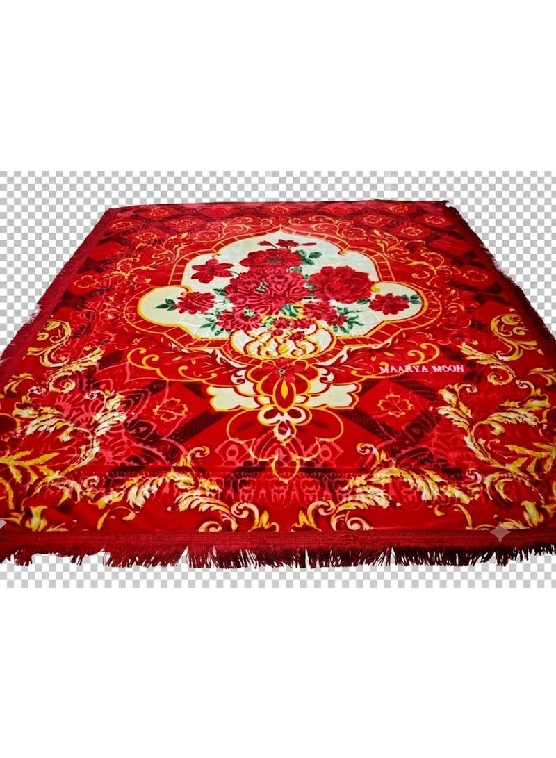 MAARYA MOON BED COVER 4PCS SET KING SIZE SUPER SOFT EMBOSSED - Image 4