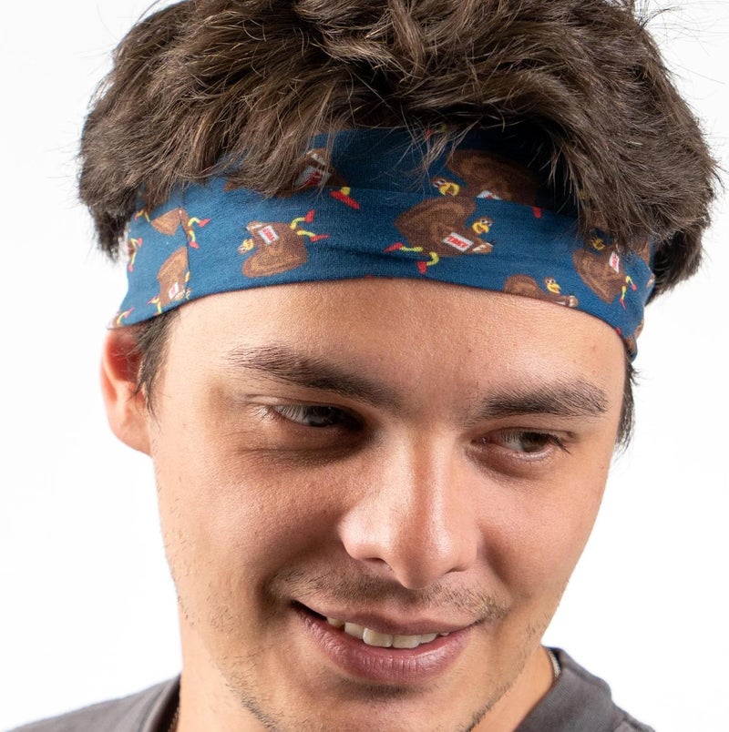 Gone For a Run RokBAND Multi-Functional Holiday Running Neck Gaiter or Headband | Thanksgiving Turkey Trot Styles - Image 4