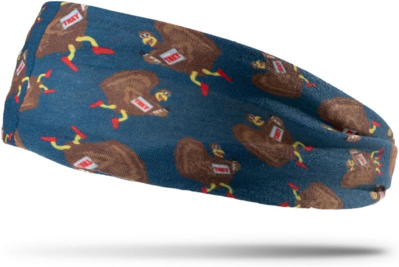 Gone For a Run RokBAND Multi-Functional Holiday Running Neck Gaiter or Headband | Thanksgiving Turkey Trot Styles - Image 1