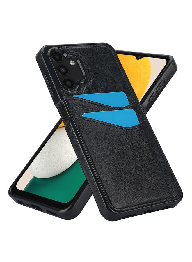 S-TOP Case For Samsung Galaxy A13 5G / A13 4G Litchi Leather Skin Card Slots Phone Case - Image 2