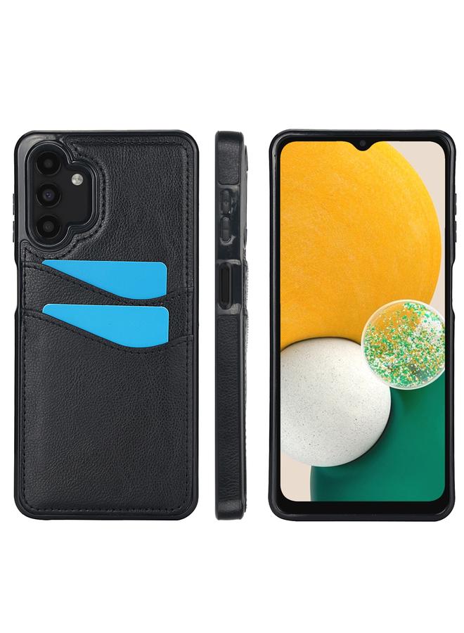 S-TOP Case For Samsung Galaxy A13 5G / A13 4G Litchi Leather Skin Card Slots Phone Case - Image 1