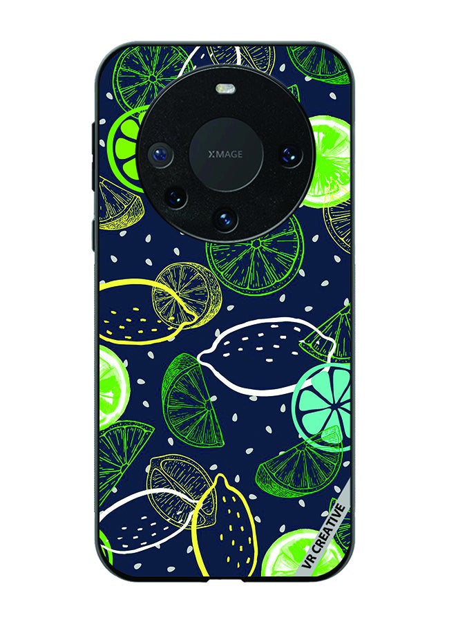 VR CREATIVE Protective Case Cover For Huawei Mate 60 Pro Lemon Design Multicolour - Image 1