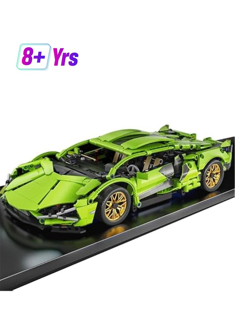 Sport Race Car Building Block Sets for Adults,Racing Supercar Collectible 1:14 Model Scale Construction Toy Gifts for Boys Men Teens Car Fans 8+ 8-12 12 13 14 14+(1290 PCS) - Image 1
