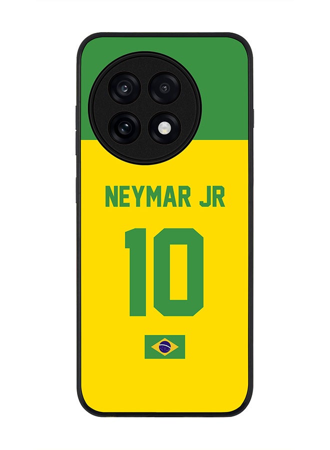 Stylizedd For OnePlus 13R / Ace 5 Pro Case,Slim fit Camera Protection, Shockproof Thin Phone cover  - Football - Brazil,  Neymar Jr