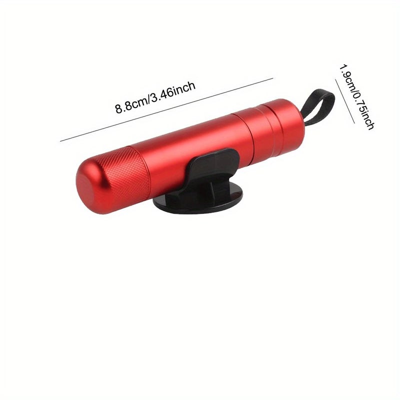 2 in 1 Car Safety Hammer Window Breaker Blue Aluminum Alloy Quick Escape Tool - Image 4