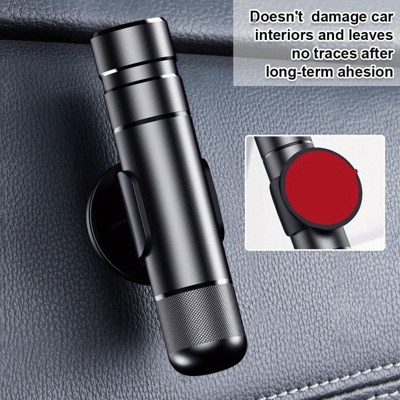 2 in 1 Car Safety Hammer Window Breaker Blue Aluminum Alloy Quick Escape Tool - Image 5