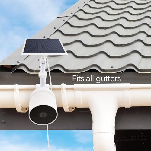 Wasserstein Gutter Mount for Google Nest Cam (Battery) & Solar Panel (Camera & Solar Panel NOT Included) - Image 5