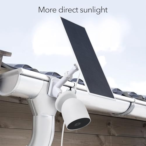 Wasserstein Gutter Mount for Google Nest Cam (Battery) & Solar Panel (Camera & Solar Panel NOT Included) - Image 2
