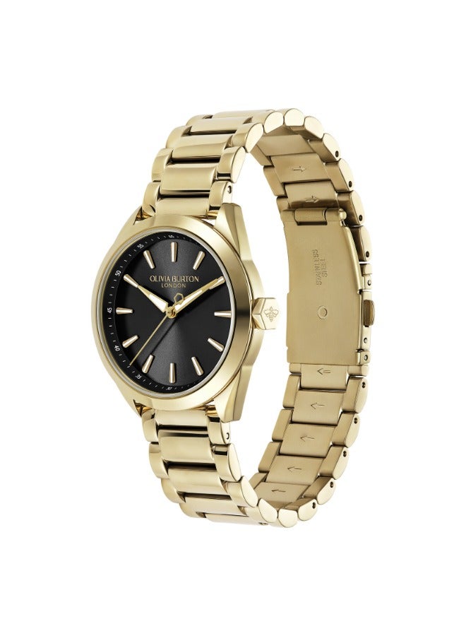 OLIVIA BURTON Round Analog Women'S Ionic Plated Thin Gold Steel Case  Watch - Image 2