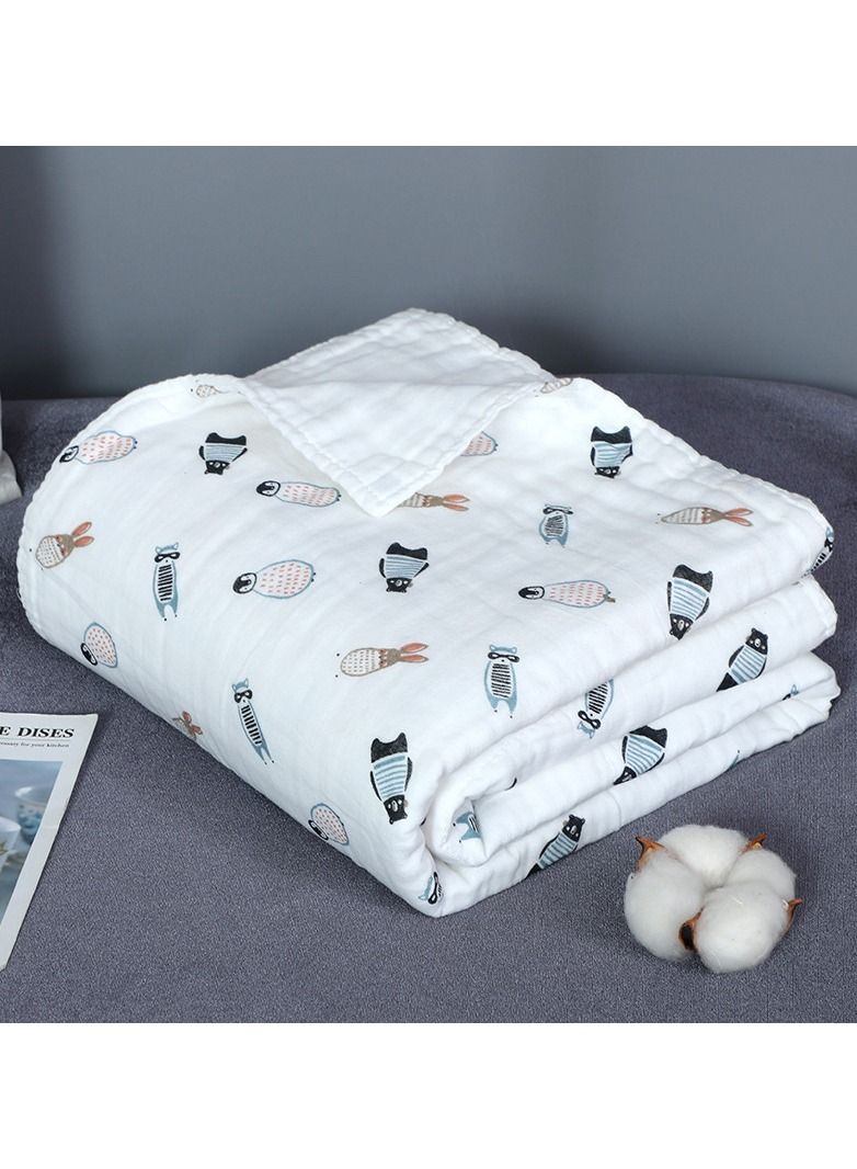 Pure Cotton Cartoon Printed Bath Towels