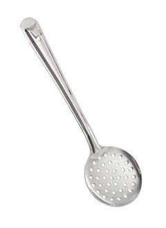 Stainless Steel Skimmer Mesh Fry Spoon, Jhara Spoon for Puri, Steel Zara Spoon 37cm