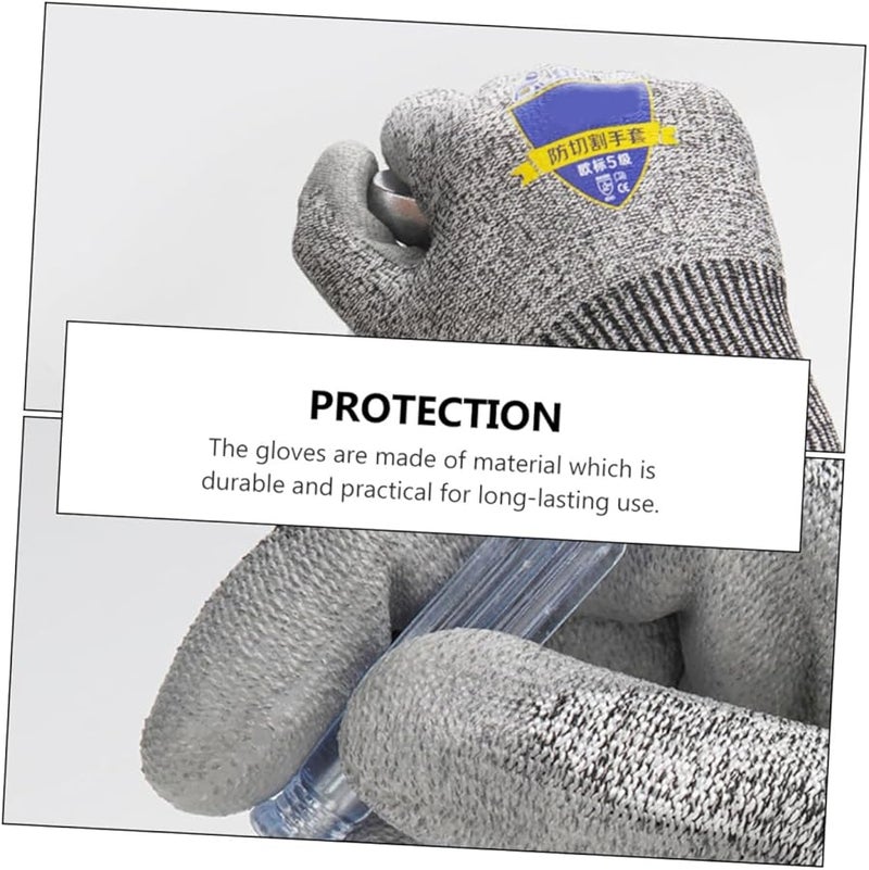 Cut Resistant Gardening Gloves Level 5 Soft Armor Work Gloves for Kitchen Garden Industrial Use - Image 4