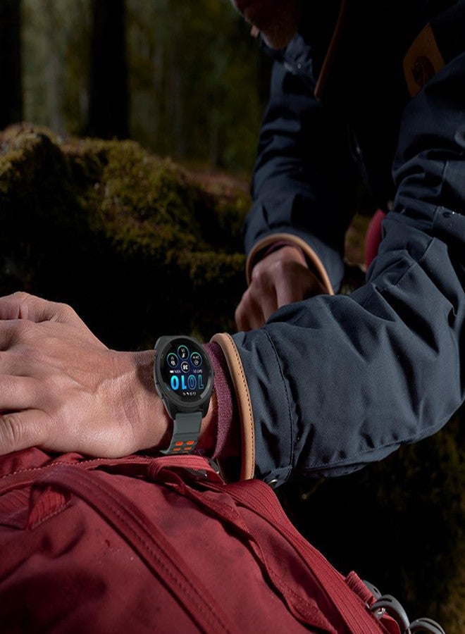 ISABAKE Watch Strap for Forerunner 265/Forerunner 255 Music/Coros Pace 3/Coros Apex 2 Pro, 22mm Silicone Quick Release Replacement Band, 22mm - Image 2