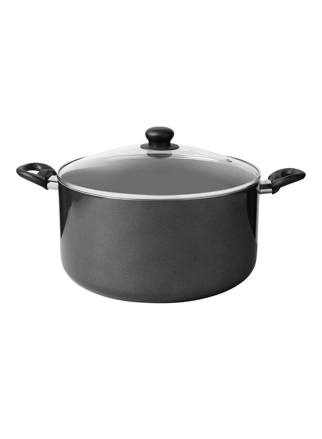 Fackelmann Quartz Nonstick Biryani Pot, Handi Casserole w Glass Lid 30Cm | Greblon German Technology | Non-Toxic PFOA & BPA-Free | Induction Base- All Stoves | Anti-Scratch, Cool Handle |Black - Image 1