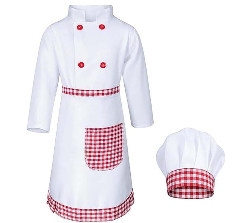 Chef apron for kids | chef cook costume with hats | baby chef apron, suitable for girls boys