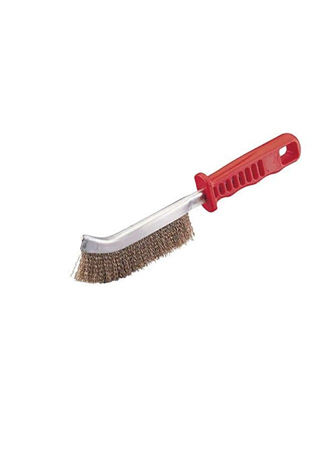 Cleaning Rust & Slag Hand Wire Brush with Brass Bristles