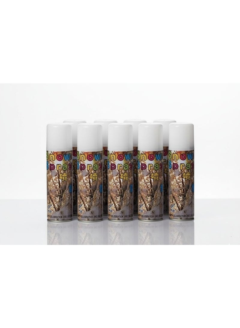 AKSONZ 24PCS Festival Snow Spray Cans  Perfect for Christmas Eid Birthdays  Party Fun - Image 3