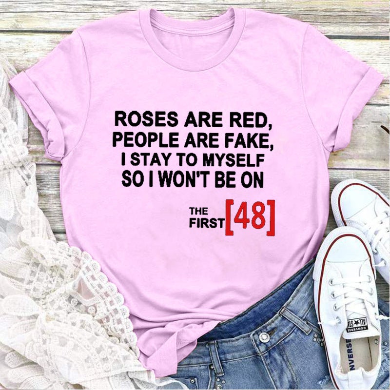[Pictures can be ordered *] [cross-border] couple men's and women's short-sleeved T-shirt - Image 5